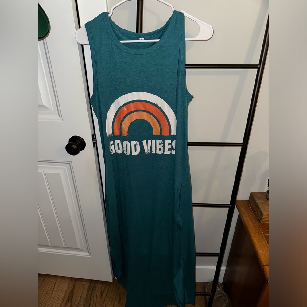 Size medium good vibes maxi dress